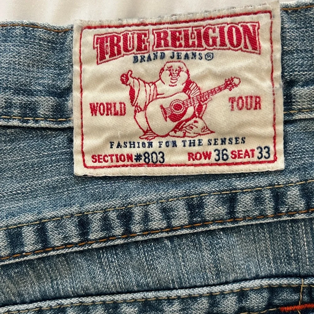 True Religion Light Blue Made In USA Jeans